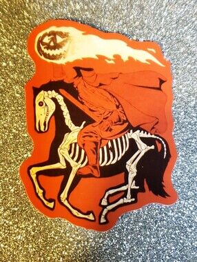 10/$10 Vintage HALLOWEEN WATERPOOF Sticker